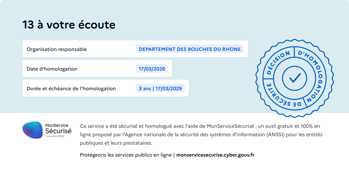 Tampon d'homologation de MonServiceSécurisé